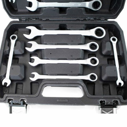 Bituxx Zestaw kluczy płasko-oczkowych 12 szt. 6-19 mm – stal Cr-V, komplet dla warsztatu i domu