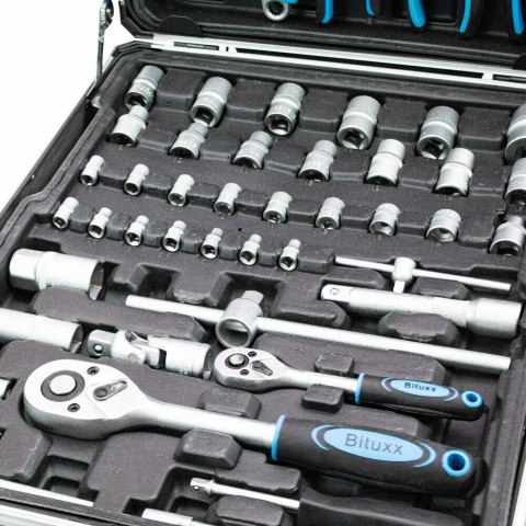 Bituxx zestaw narzędzi 1200 elementów w walizce na kółkach – kompletny warsztat domowy i profesjonalny