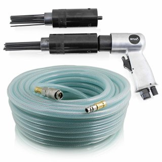 ZESTAW SKALER MŁOTEK IGŁOWY NA SPRĘŻONE POWIETRZE Z WĘŻEM 10M
