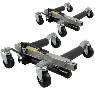ZESTAW WÓZKÓW MANEWROWYCH 2 SZT Z PODNOŚNIKIEM HYDRAULICZNYM DO 680KG WÓZEK