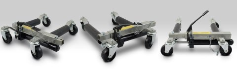 ZESTAW WÓZKÓW MANEWROWYCH 2 SZT Z PODNOŚNIKIEM HYDRAULICZNYM DO 680KG WÓZEK