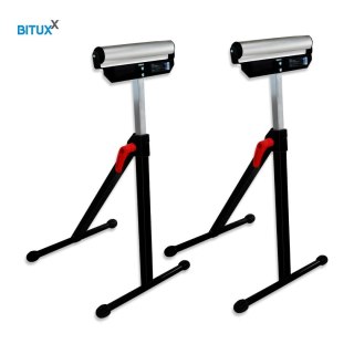 Zestaw podpory z rolką 2 sztuki udźwig 60 kg regulacja wysokości