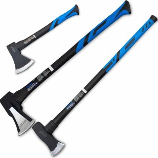 Zestaw siekiera, toporek i siekieromłot Bituxx mocne komplet