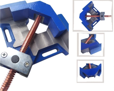 Bituxx profesjonalne imadło kątowe – żeliwne, masywne i precyzyjne do warsztatu