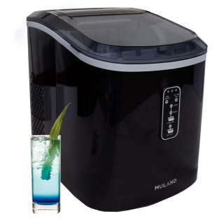 KOSTKARKA MASZYNA DO PRODUKCJI KOSTEK LODU INOX CZARNA DOMOWA STOŁOWA