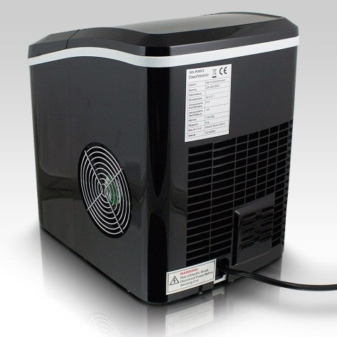 KOSTKARKA MASZYNA DO ROBIENIA KOSTEK LODU (CZARNA) LÓD W KOSTKACH