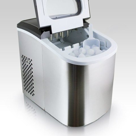 Metalowa kostkarka Bituxx 10-12 kg/24h – maszyna do lodu INOX