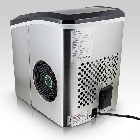 Metalowa kostkarka Bituxx 10-12 kg/24h – maszyna do lodu INOX