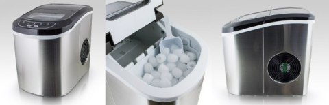 Metalowa kostkarka Bituxx 10-12 kg/24h – maszyna do lodu INOX