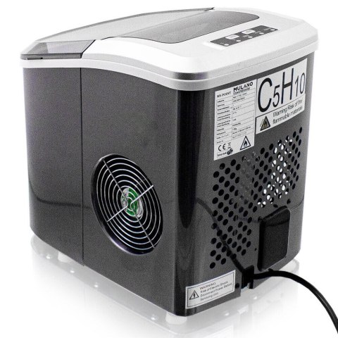 Kostkarka Nowy Model – Maszyna do Kostek Lodu Grafitowa – Automatyczna Produkcja Lodu do Napoju i Imprez