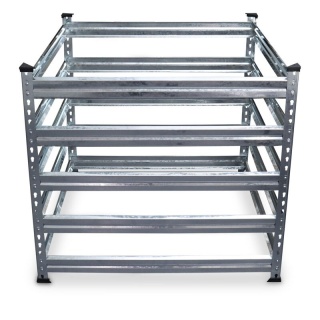 Kompostownik Zewnętrzny Ogrodowy Stal Ocynkowana Bituxx 120x120x93