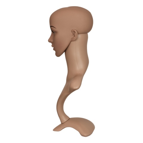 Manekin głowa damska ekspozycyjna głowa damska 52 cm do peruk, czapek i biżuterii