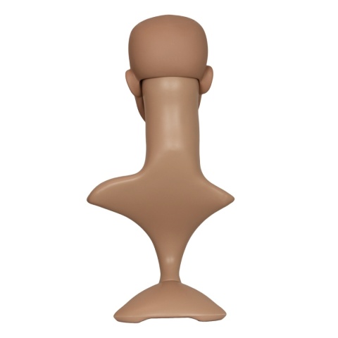 Manekin głowa damska ekspozycyjna głowa damska 52 cm do peruk, czapek i biżuterii