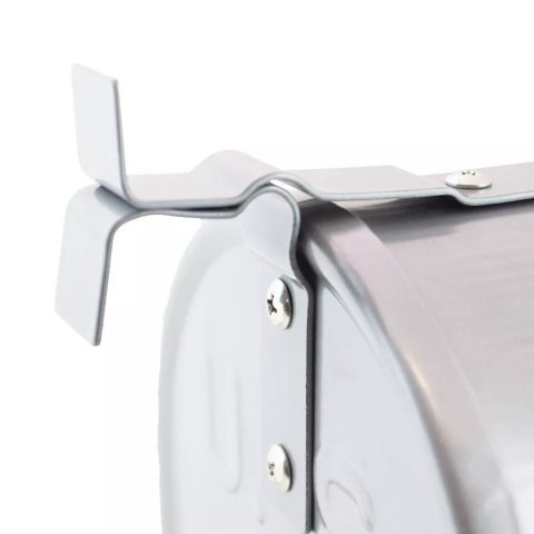 ORYGINALNA SOLIDNA SKRZYNKA NA LISTY AMERYKAŃSKA USA SREBRNA