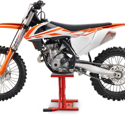 Podnośnik motocyklowy do 150kg 31-41cm 29x24cm Pionowy Czerwony Serwisowy