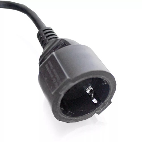 Przedłużacz do prądu Wtyczka bębnowy z automatycznym zwijakiem 20m długi 230V Kablowy