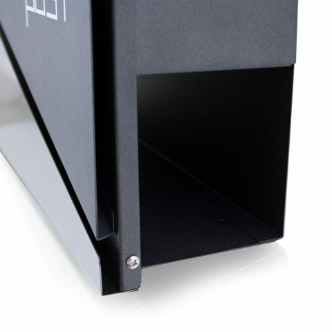 SZARA SKRZYNKA POCZTOWA NA LISTY NOWY DESIGN NOWOCZESNA NAŚCIENNA