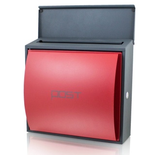 Skrzynka na listy Nowoczesna półokrągła Solidna Naścienna POST na kluczyk