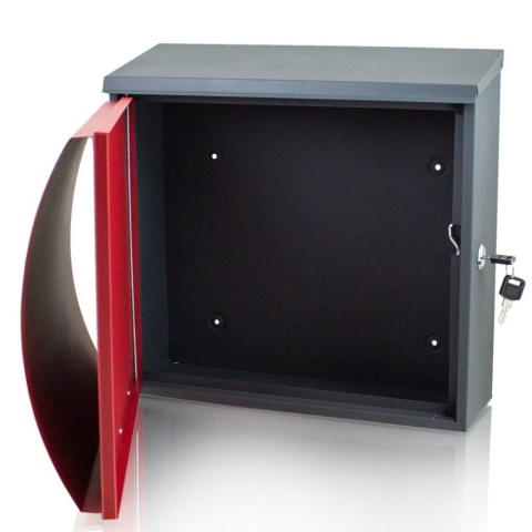 Skrzynka na listy Nowoczesna półokrągła Solidna Naścienna POST na kluczyk