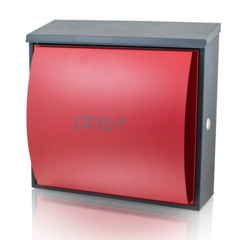 Skrzynka na listy Nowoczesna półokrągła Solidna Naścienna POST na kluczyk