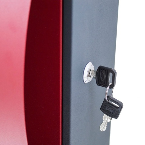 Skrzynka na listy Nowoczesna półokrągła Solidna Naścienna POST na kluczyk