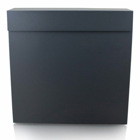 Skrzynka na listy Pocztowa Duża Grafitowa z Gazetnikiem Duza 37x37x10