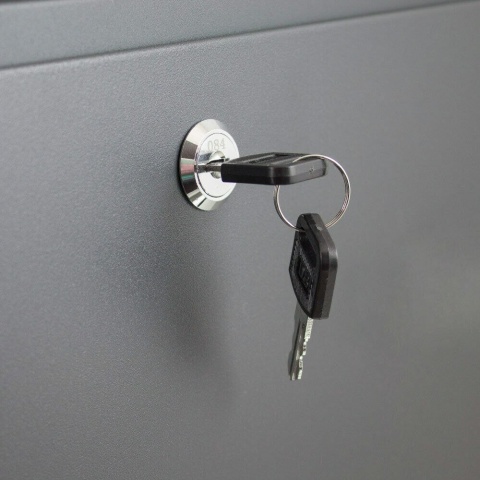 Skrzynka na listy Pocztowa Duża Grafitowa z Gazetnikiem Duza 37x37x10