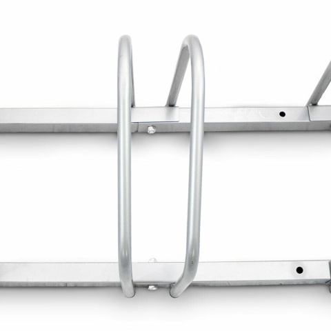 Solidny stojak na rowery 4 miejsca metal malowany proszkowo, kompatybilny z oponami 35‑60 mm