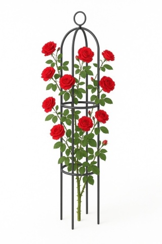 Stylowa metalowa pergola ogrodowa wspornik na róże 150 cm marki Bituxx