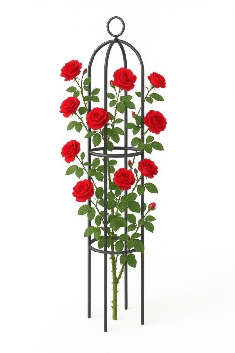 Stylowa metalowa pergola ogrodowa wspornik na róże 150 cm marki Bituxx