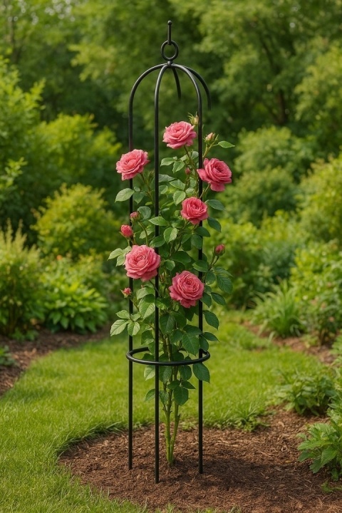 Stylowa metalowa pergola ogrodowa wspornik na róże 150 cm marki Bituxx