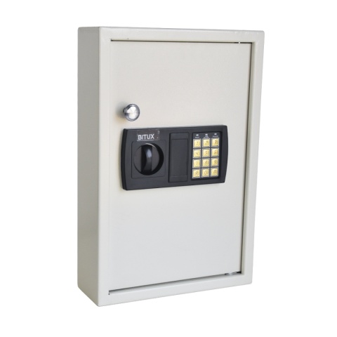 Szafka na Klucze Zamykana na Szyfr SEJF Bituxx Biały elektroniczny