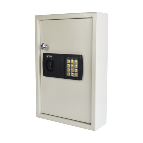 Szafka na Klucze Zamykana na Szyfr SEJF Bituxx Biały elektroniczny