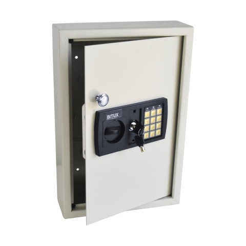 Szafka na Klucze Zamykana na Szyfr SEJF Bituxx Biały elektroniczny