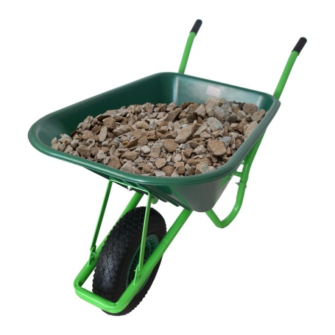 Taczka Ogrodowa 250kg 100l Misa PVC metalowy Stelaż BITUXX lekka