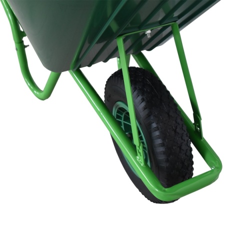 Taczka Ogrodowa 250kg 100l Misa PVC metalowy Stelaż BITUXX lekka