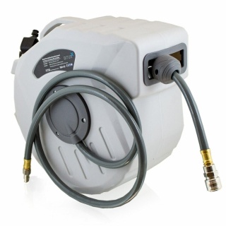 Wąż Pneumatyczny do Kompresora na Automatycznym zwijaku 10m Naścienny 1/4''