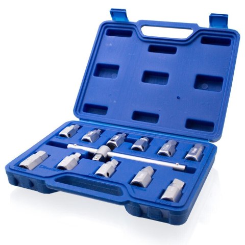 Zestaw 12 nasadek Bituxx do korków spustowych oleju – uniwersalny