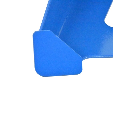 Zestaw 2 sztuk kobyłek warsztatowych Bituxx o udźwigu 12 t każda. Regulacja wysokości 48,7-74,8 cm