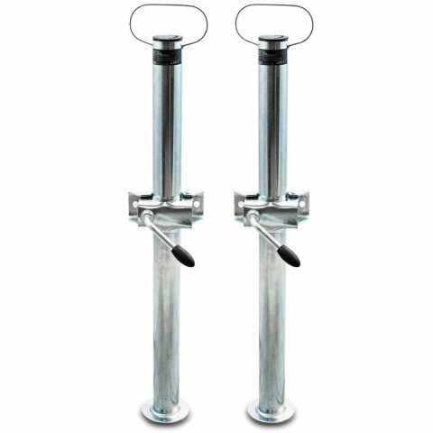 Zestaw 4 podpór z obejmą 70 cm marki Bituxx – uniwersalne podpory dla lawety/przyczepy