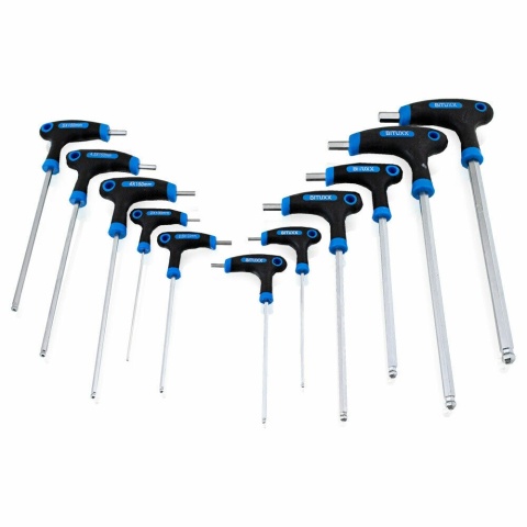 Zestaw Kluczy imbusowych 11 elementów 2mm-10mm Bituxx Imbusy Komplet