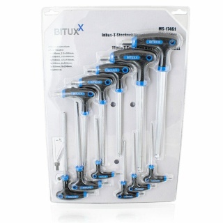 Zestaw Kluczy imbusowych 11 elementów 2mm-10mm Bituxx Imbusy Komplet