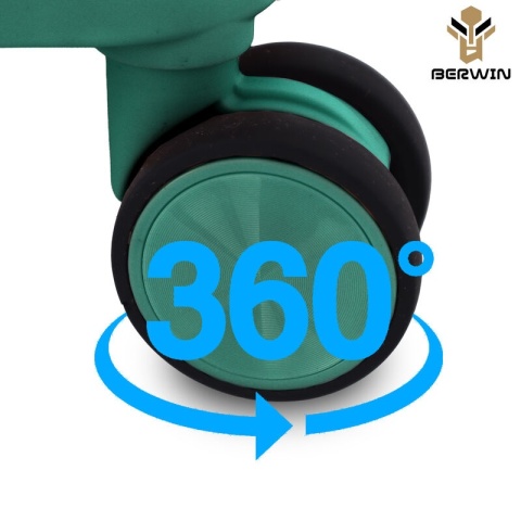 Zestaw Walizek 4szt Xl+L+M+Kuferek Morska Bryza BERWIN ABS na 4 kółkach