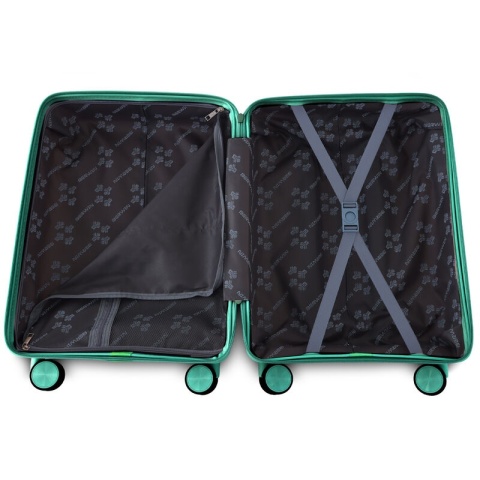 Zestaw Walizek 4szt Xl+L+M+Kuferek Morska Bryza BERWIN ABS na 4 kółkach