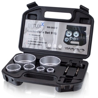 Zestaw Wierteł BITUXX do płyt Gipsowo Kartonowych Walizka XL 6 wierteł