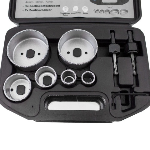 Zestaw Wierteł BITUXX do płyt Gipsowo Kartonowych Walizka XL 6 wierteł