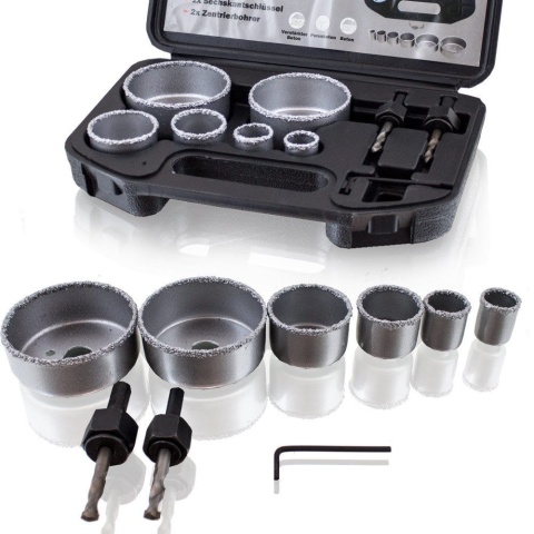 Zestaw Wierteł BITUXX do płyt Gipsowo Kartonowych Walizka XL 6 wierteł