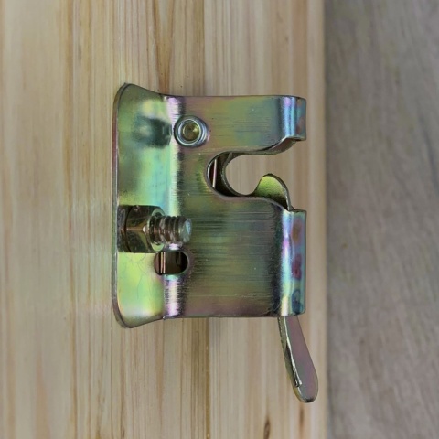 Zestaw ogrodowy – stół + 2 ławki wykonane z drewna, idealne do tarasu, ogrodu lub na kemping