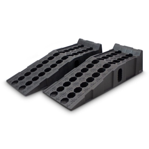 Zestaw ramp najazdowych 2 szt. HDPE nośność 7000 kg 180 × 265 mm