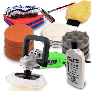 Bituxx Profesjonalna Polerka 950 W do lakieru z zestawem akcesoriów
